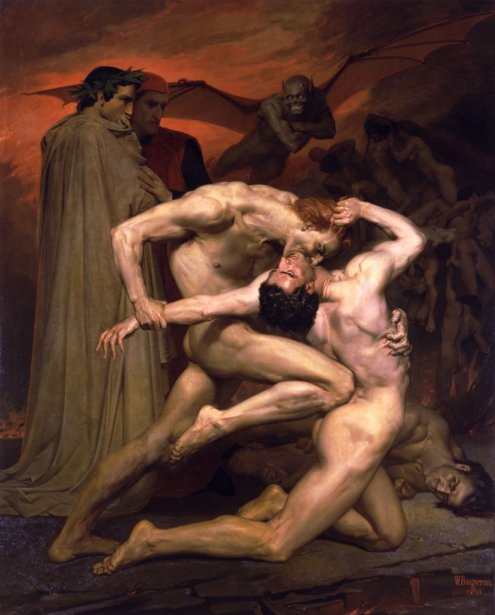 Dante and The Virgil in Hell